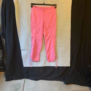Gianfranco Ferré Pink Ankle Pants Italian Designer Tailored Fit Size M